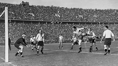 Фрагмент матча Германия – Швеция 20.09.1942